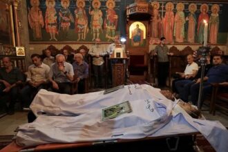 Catholic Church bombed by Israel