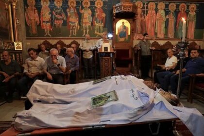 Catholic Church bombed by Israel