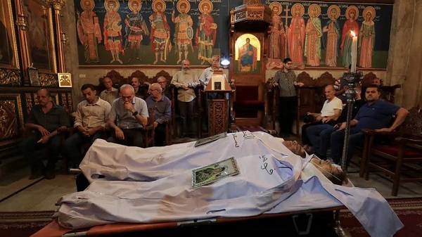 Catholic Church bombed by Israel