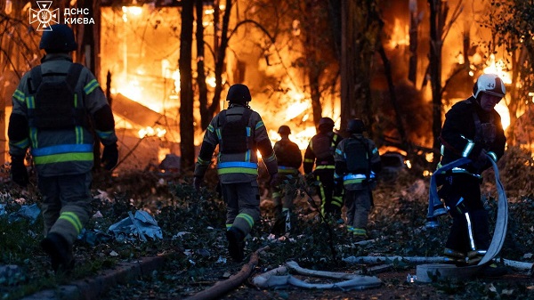 Drone attack on Ukraine