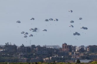 Gaza air drop aid