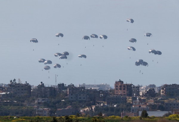 Gaza air drop aid