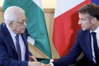 Macron and Abbas