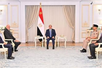 Sisi and Italian Defense Minister