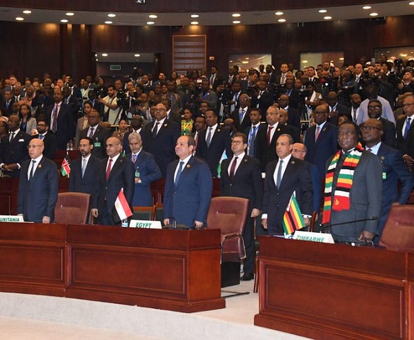 Sisi in Equatorial Guinea meeting