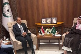 Egypt and Saudi FMs in Saudi Arabia