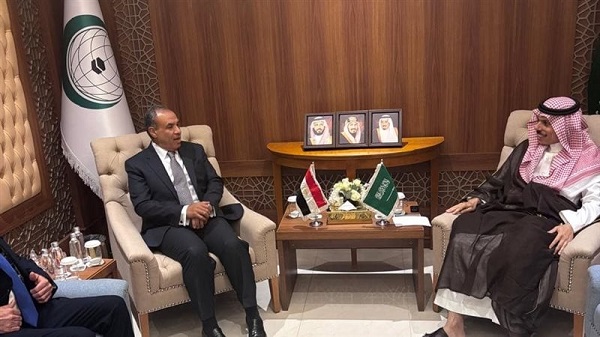 Egypt and Saudi FMs in Saudi Arabia