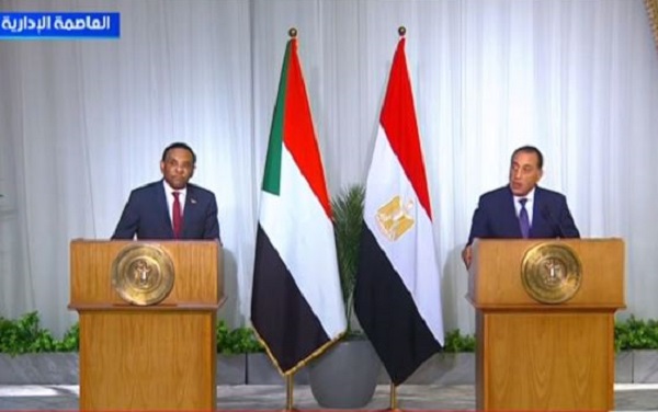 Egypt and Sudan PMs