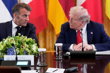 Macron and Trump