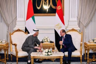 President Sisi and MBZ in Alamein