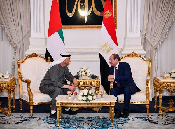 President Sisi and MBZ in Alamein