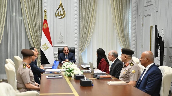 President Sisi on irrigation