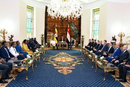 President Sisi with President of Uganda