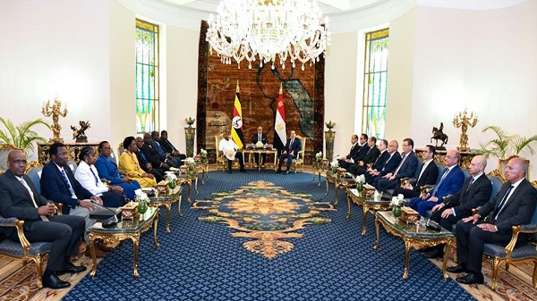 President Sisi with President of Uganda