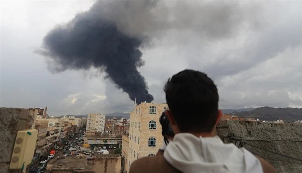 Sanaa bombed