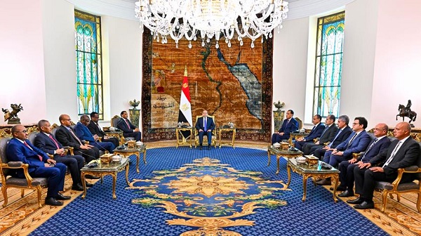 Sisi and Sudanese PM