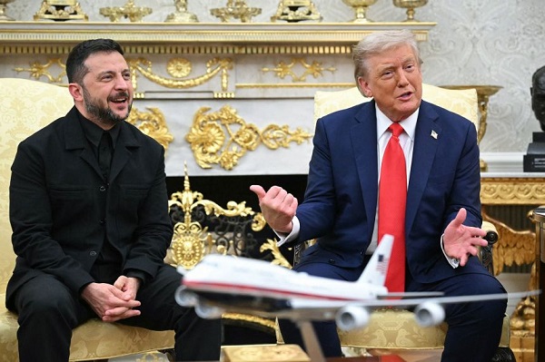 Trump and Zelensky