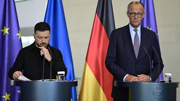 Zelensky and Merz in Berlin