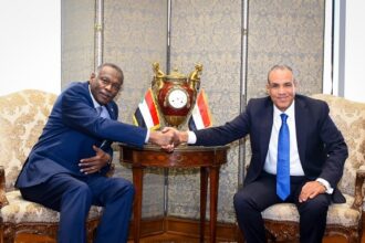 Badr Abdel Aty and Sudanese Ambassador