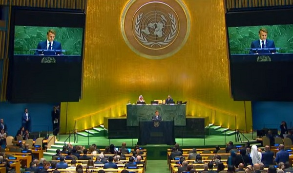 Macron at UNGA