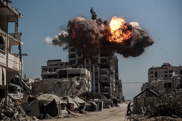 Gaza City destruction