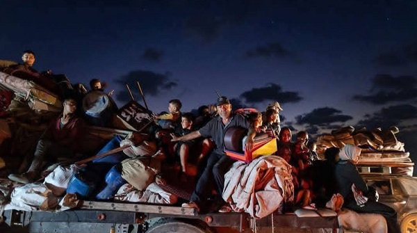 Gaza City exodus 1