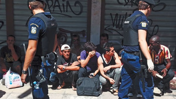 Greece crackdown