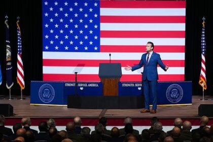 Hegseth speech to Top brass