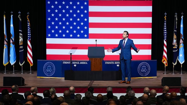Hegseth speech to Top brass