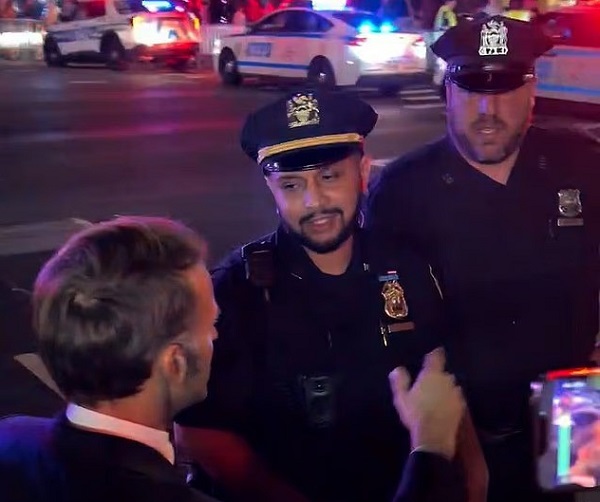 Macron and NYPD