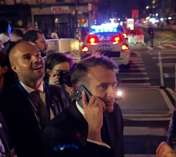 Macron calling Trump NYC