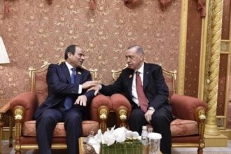President Sisi and Erdogan in Doha