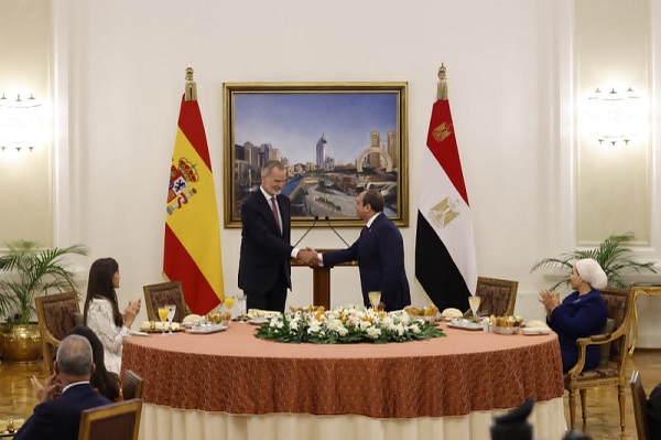 President Sisi and King of Spain Lunch