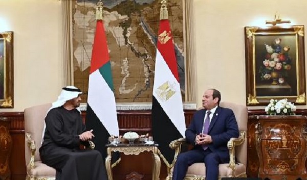 President Sisi and Sheikh Mohamed Bin Zayed