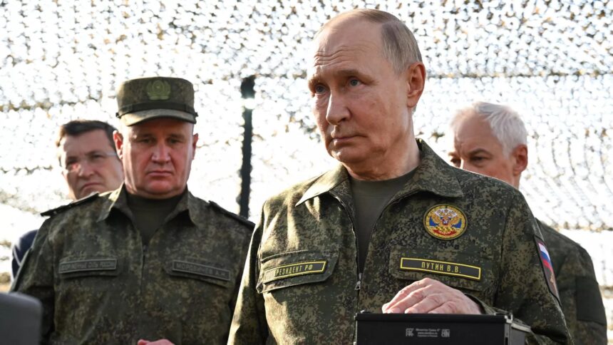Putin in Military attire