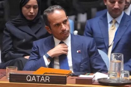 Qatari PM and FM at UNSC