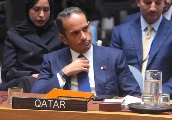 Qatari PM and FM at UNSC