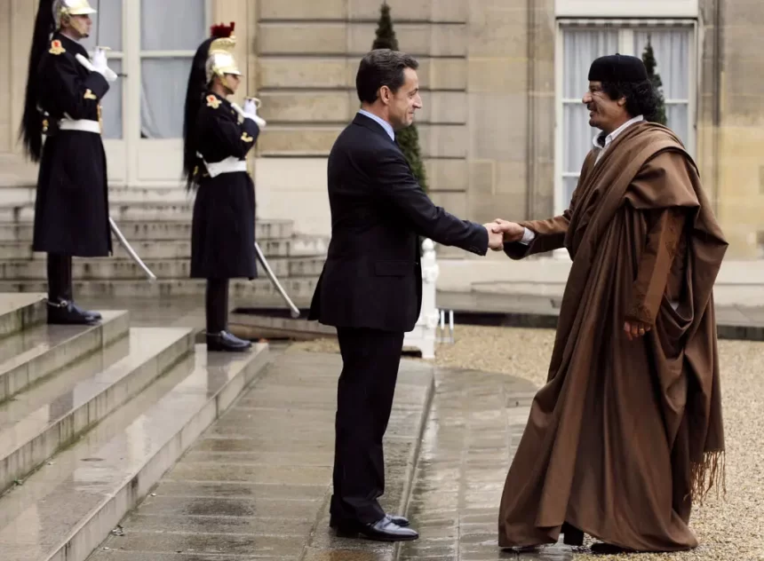 Sarkozy and Gaddafy