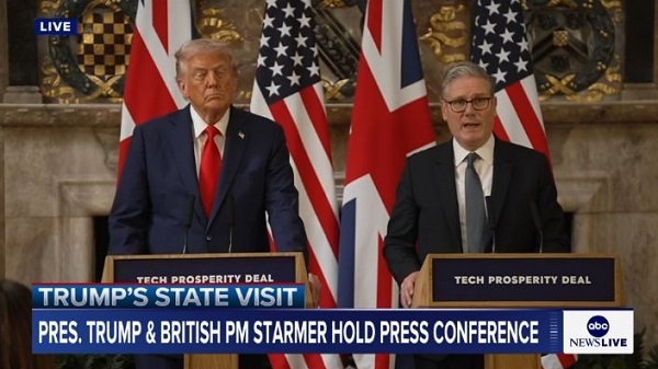Trump Starmer Press