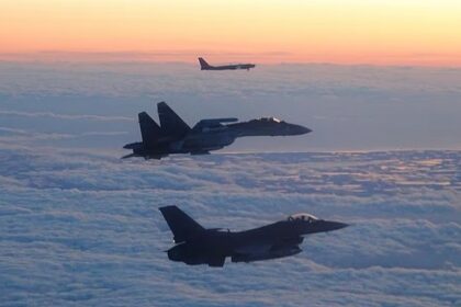 2 Russian and 1 American planes