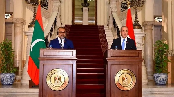 Egypt and Maldives FMs