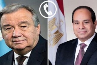 Guterres and President Sisi