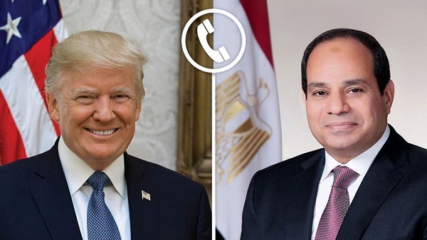 Pres Sisi and Trump