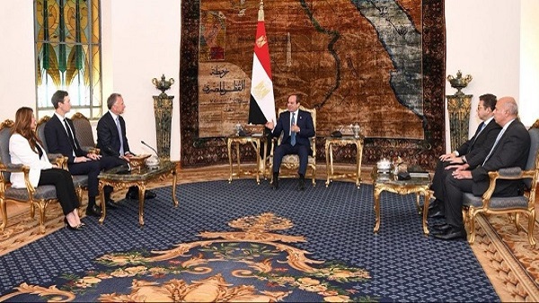 President Sisi and American delegation