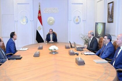 President Sisi and airports officials