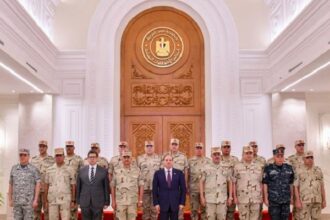 President Sisi and top brass