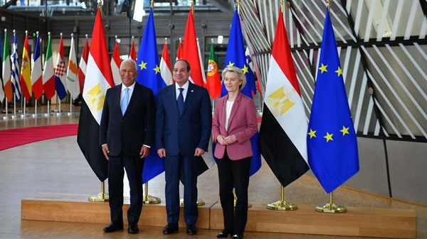 President Sisi at EU meeting