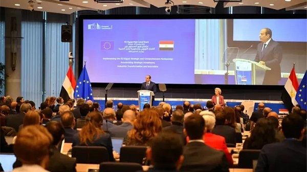 President Sisi conference in Brussles