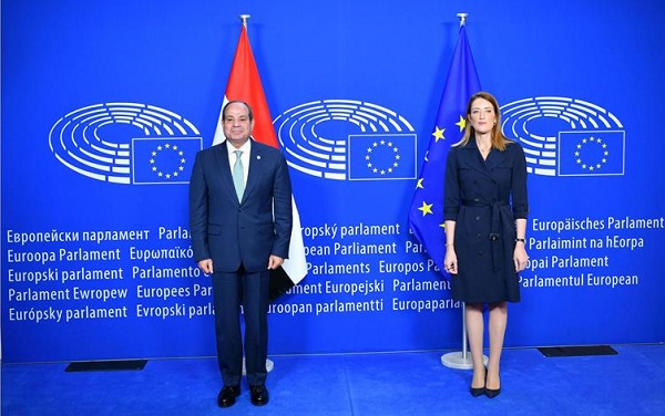 President Sisi meeting Brussles