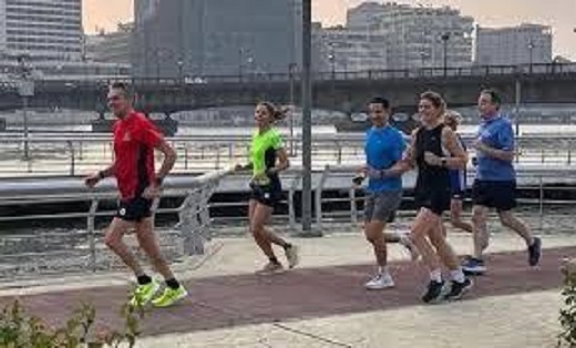 Dutch Prime Minister Dick Schoof and Belgian Prime Minister Bart De Wever, with their spouses, enjoyed an active workout along the Nile